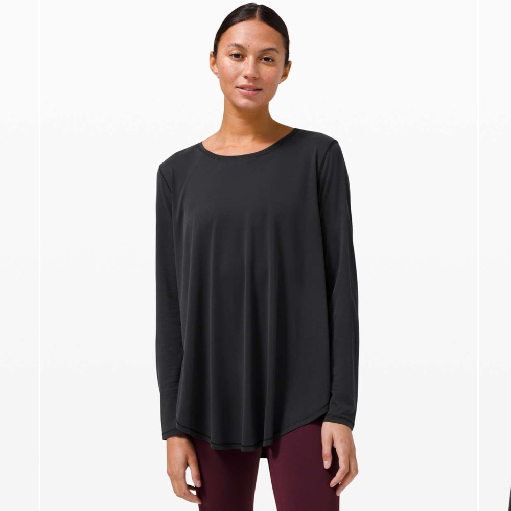 Lululemon Draped Bum Covering Long Sleeve